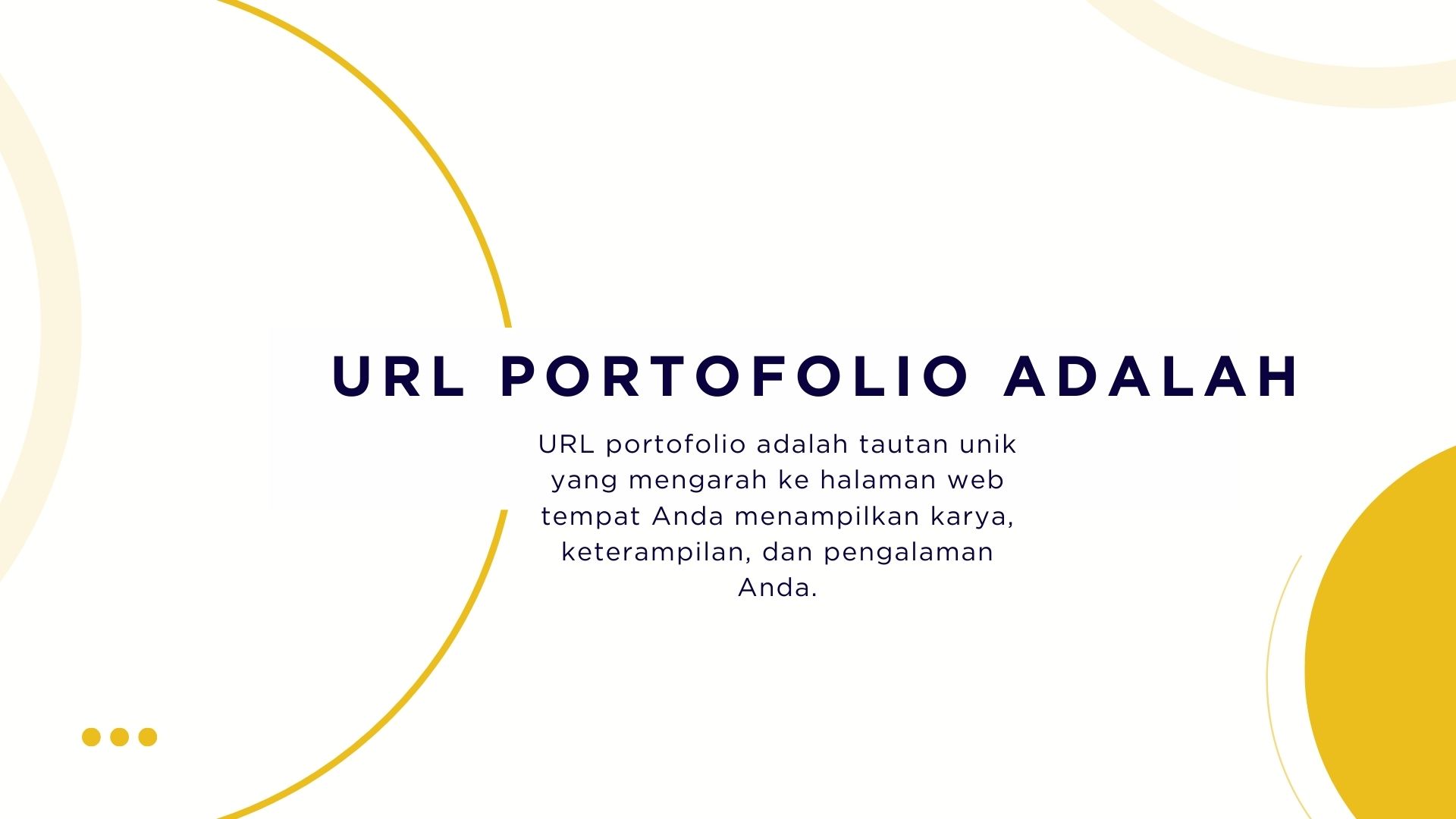 contoh url portofolio,cara membuat url portofolio,apa itu url portofolio,cara buar url portofolio