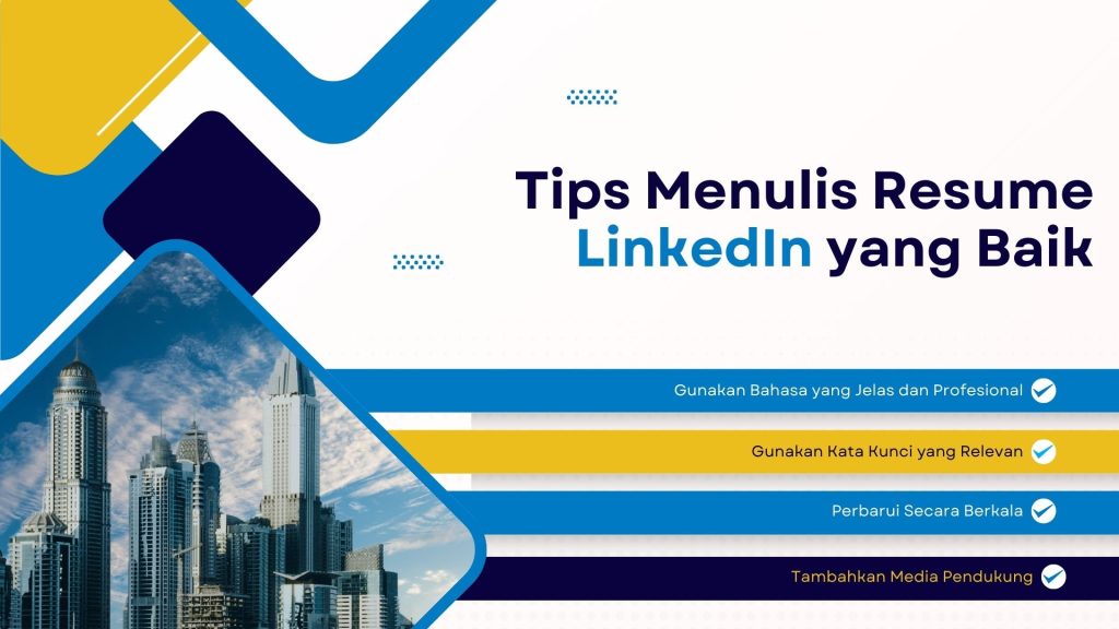 contoh cv linkedin,contoh profile linkedin,contoh cv linkedin bahasa indonesia,contoh resume di linkedin,contoh cv dilinkedin Tips Menulis Resume LinkedIn yang Baik