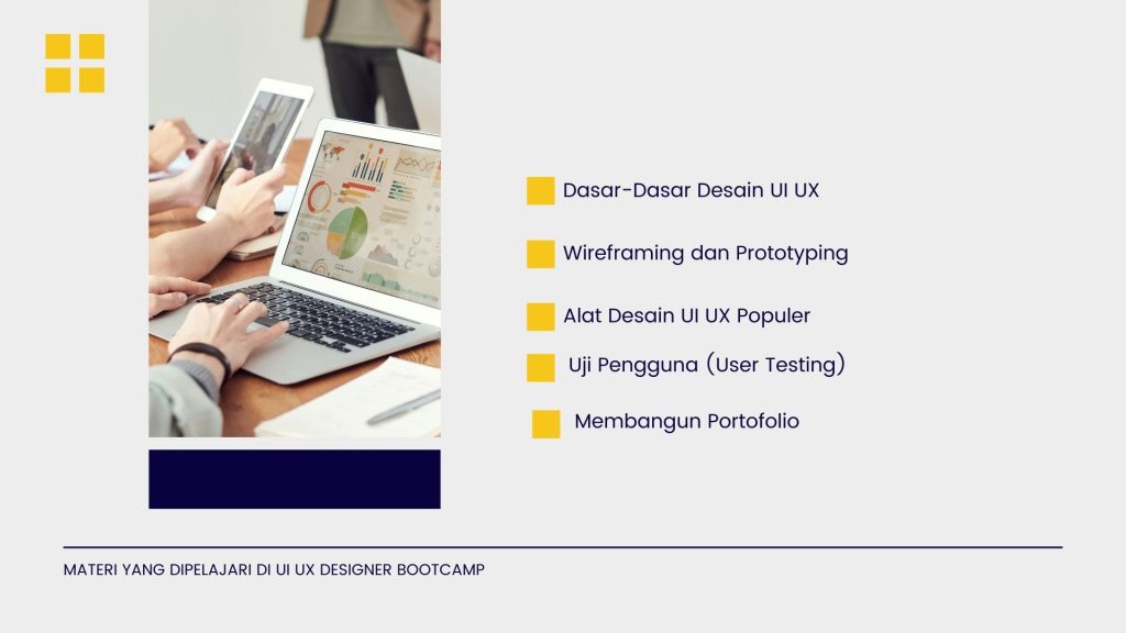 Materi yang Dipelajari di UI UX Designer Bootcamp