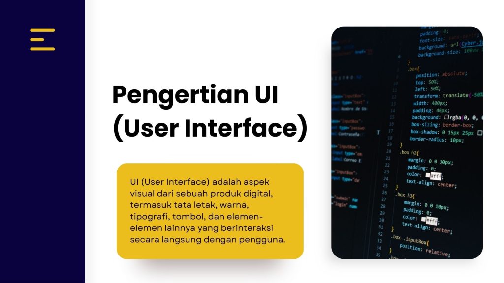 apa beda  ui dan ux,apa itu ui dan ux,ui dan ux adalah, Pengertian UI (User Interface)