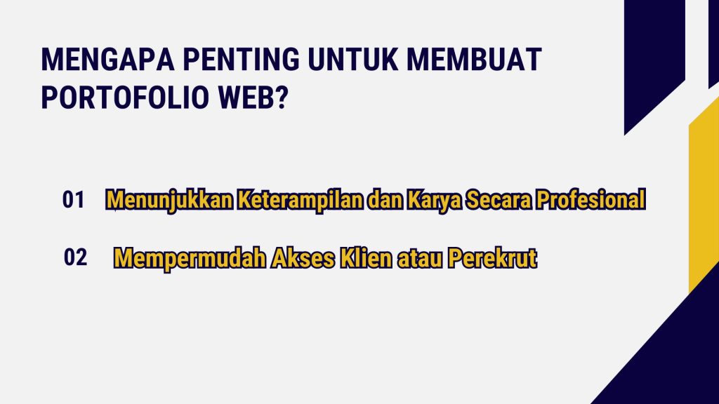 Mengapa Penting untuk Membuat Portofolio Web?