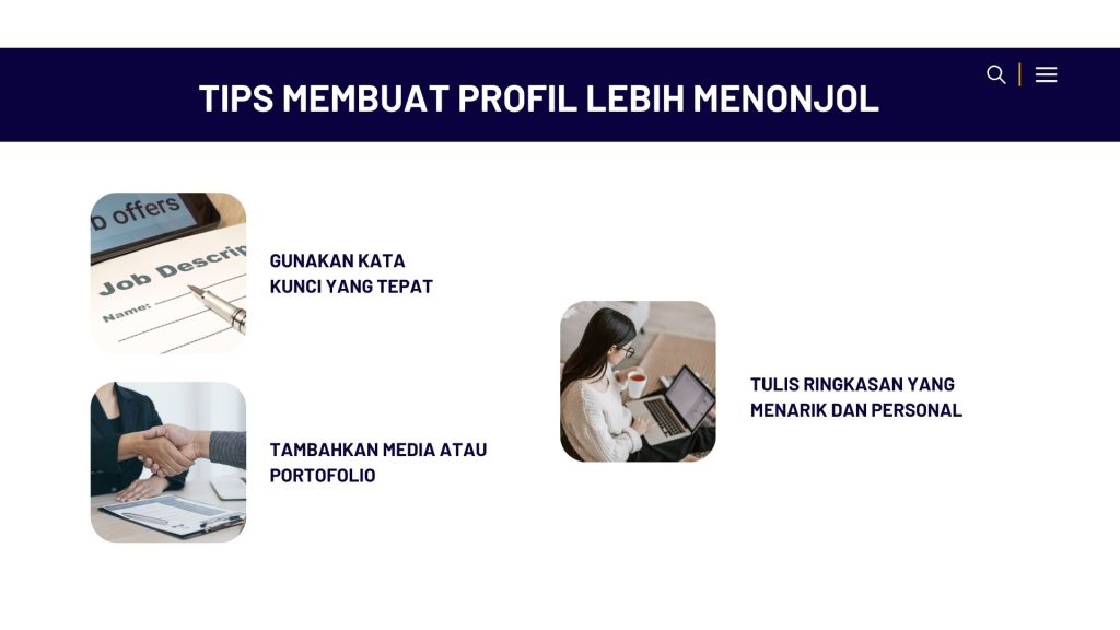Contoh LinkedIn Mahasiswa - Tips Membuat Profil Lebih Menonjol