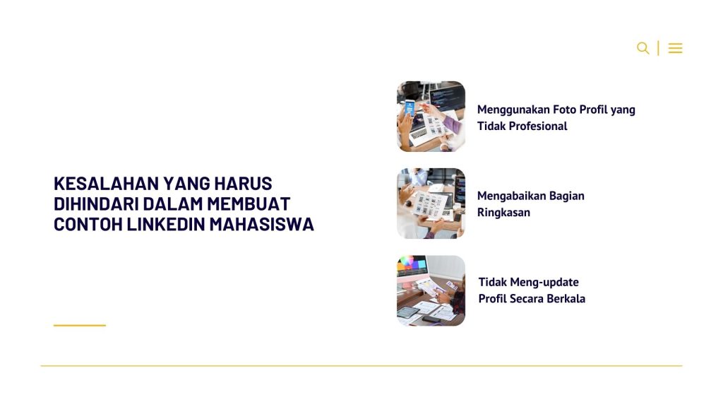 Kesalahan yang Harus Dihindari dalam Membuat Contoh LinkedIn Mahasiswa