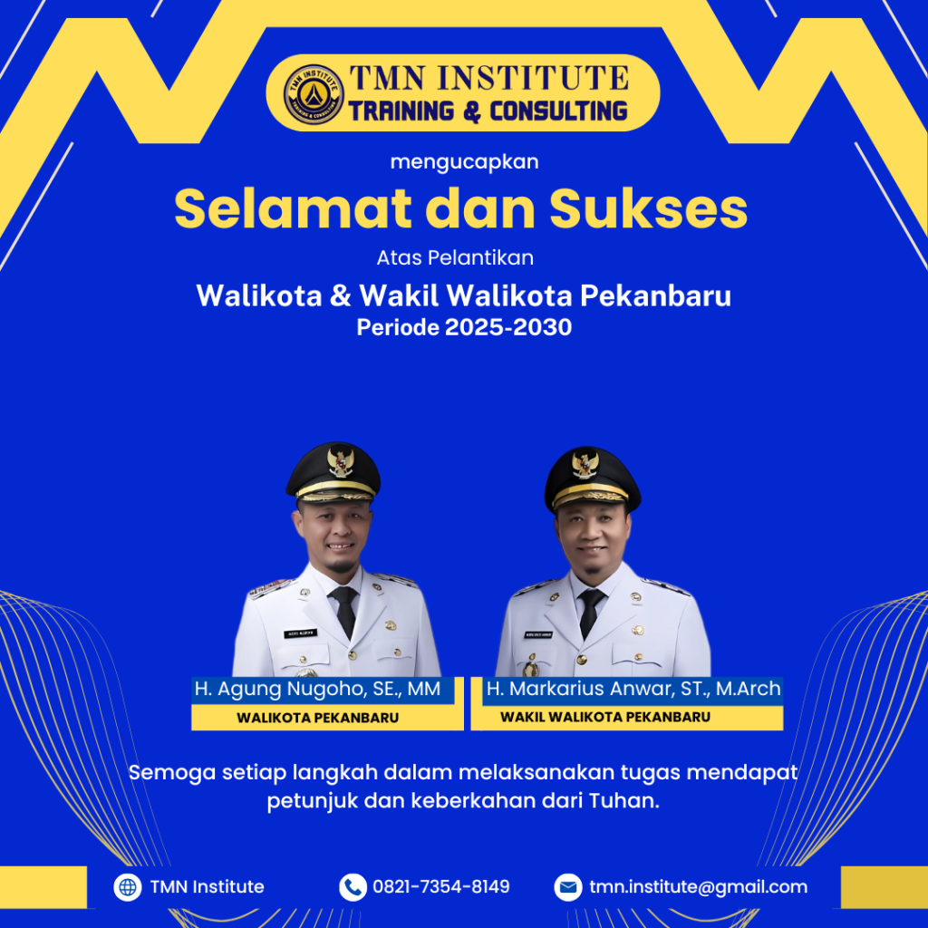 Pelantikan Walikota dan wakil walikota Pekanbaru
Walikota pekanbaru
Pelantikan Kepala daerah
TMN Institute
TMN Institute
TMN Institute